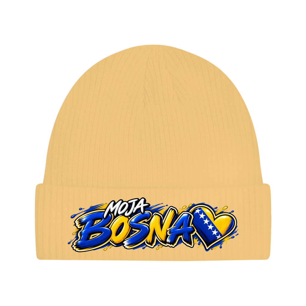 Bosnien Mütze / Beanie aus Bio-Baumwolle | Moja Bosna