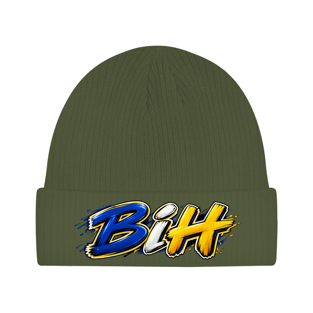 Bosnien Mütze / Beanie aus Bio-Baumwolle | BiH