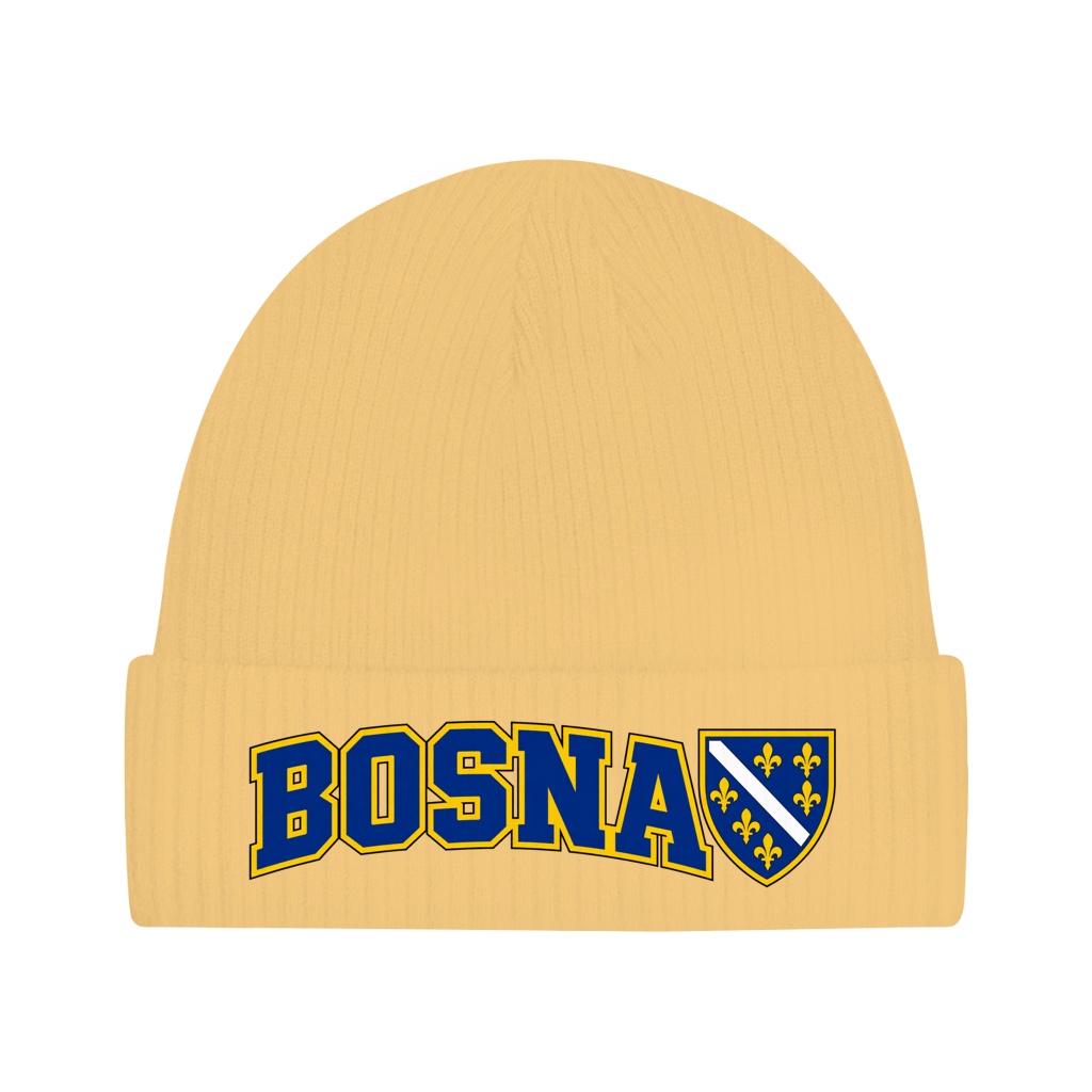 Bosnien Mütze / Beanie aus Bio-Baumwolle | Bosna Grb