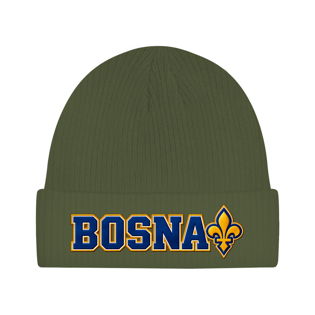 Bosnien Mütze / Beanie aus Bio-Baumwolle | Bosna Ljiljan