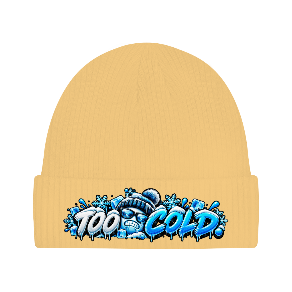 Beanie aus Bio-Baumwolle - Too cold