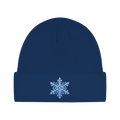 Beanie aus Bio-Baumwolle - Schneeflocke