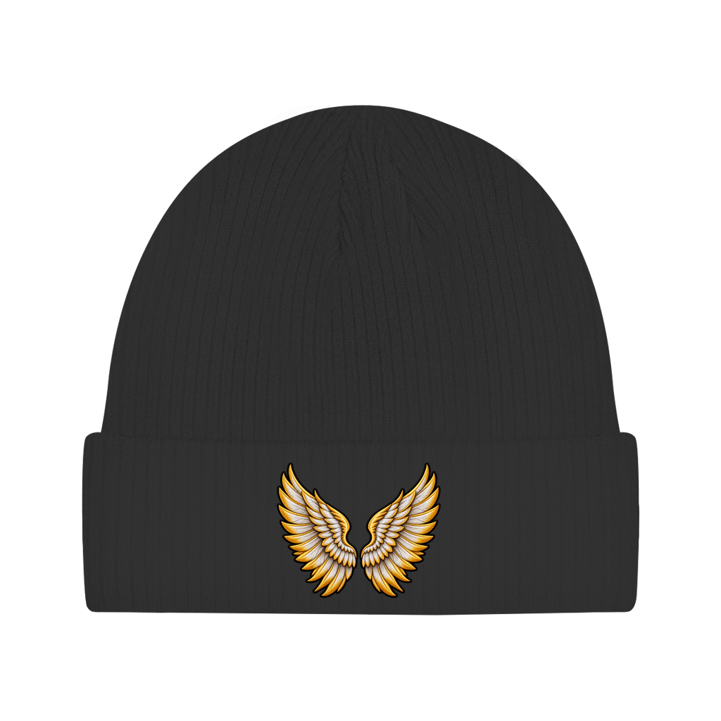 Beanie aus Bio-Baumwolle - Engelsflügel