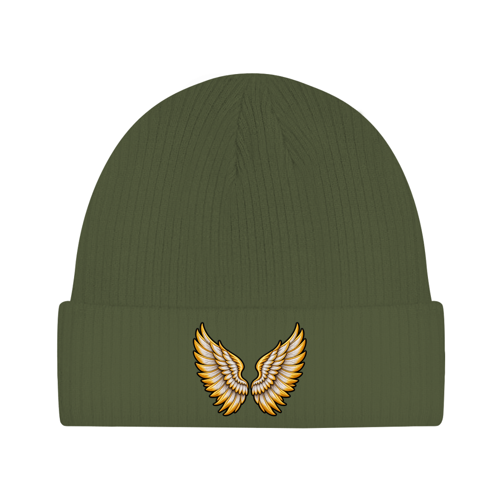 Beanie aus Bio-Baumwolle - Engelsflügel