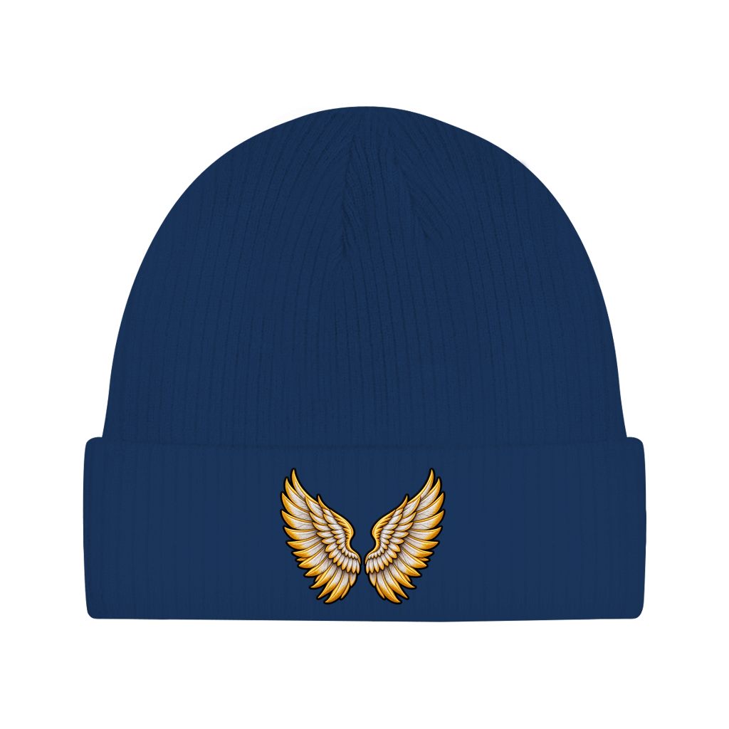 Beanie aus Bio-Baumwolle - Engelsflügel
