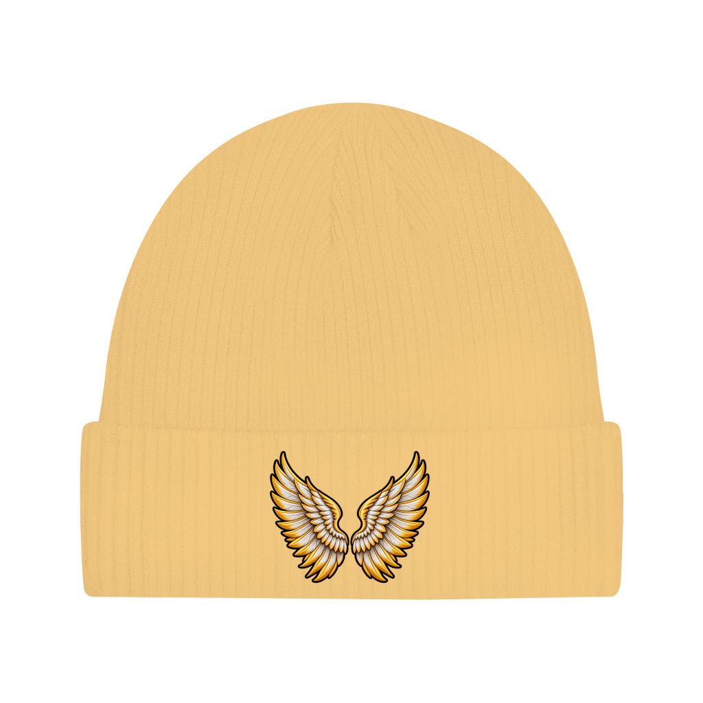 Beanie aus Bio-Baumwolle - Engelsflügel