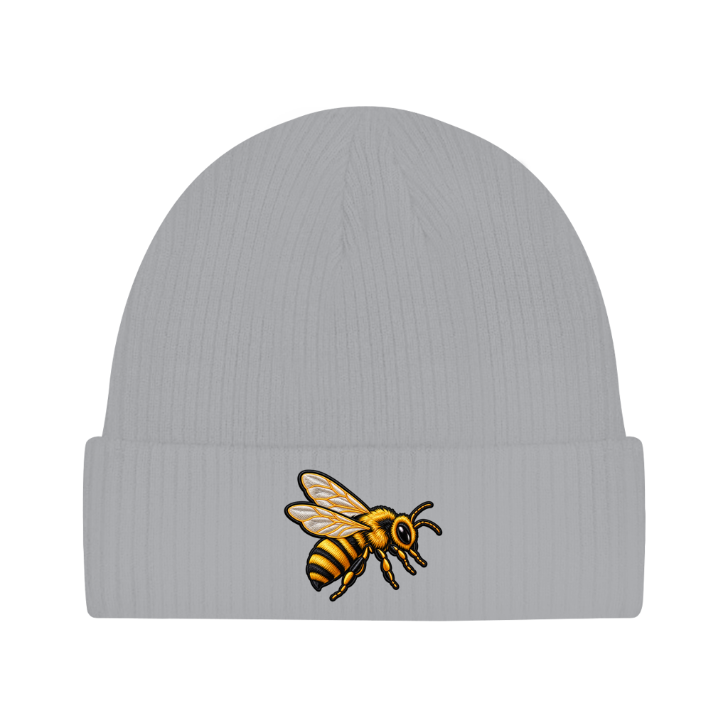 Beanie aus Bio-Baumwolle - Biene