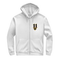 Džeko 11 Herren Zipper Hoodie – 2007–2026 | Hvala Kapitenu | Bosnien Fan Hoodie