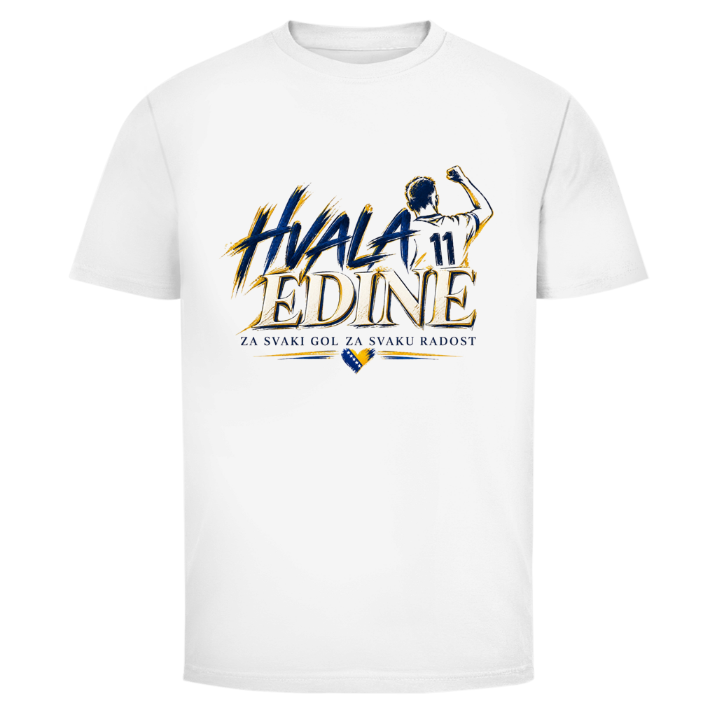 Hvala Edine Herren T-Shirt – Za svaki gol, za svaku radost | Bosnien Fußball Shirt
