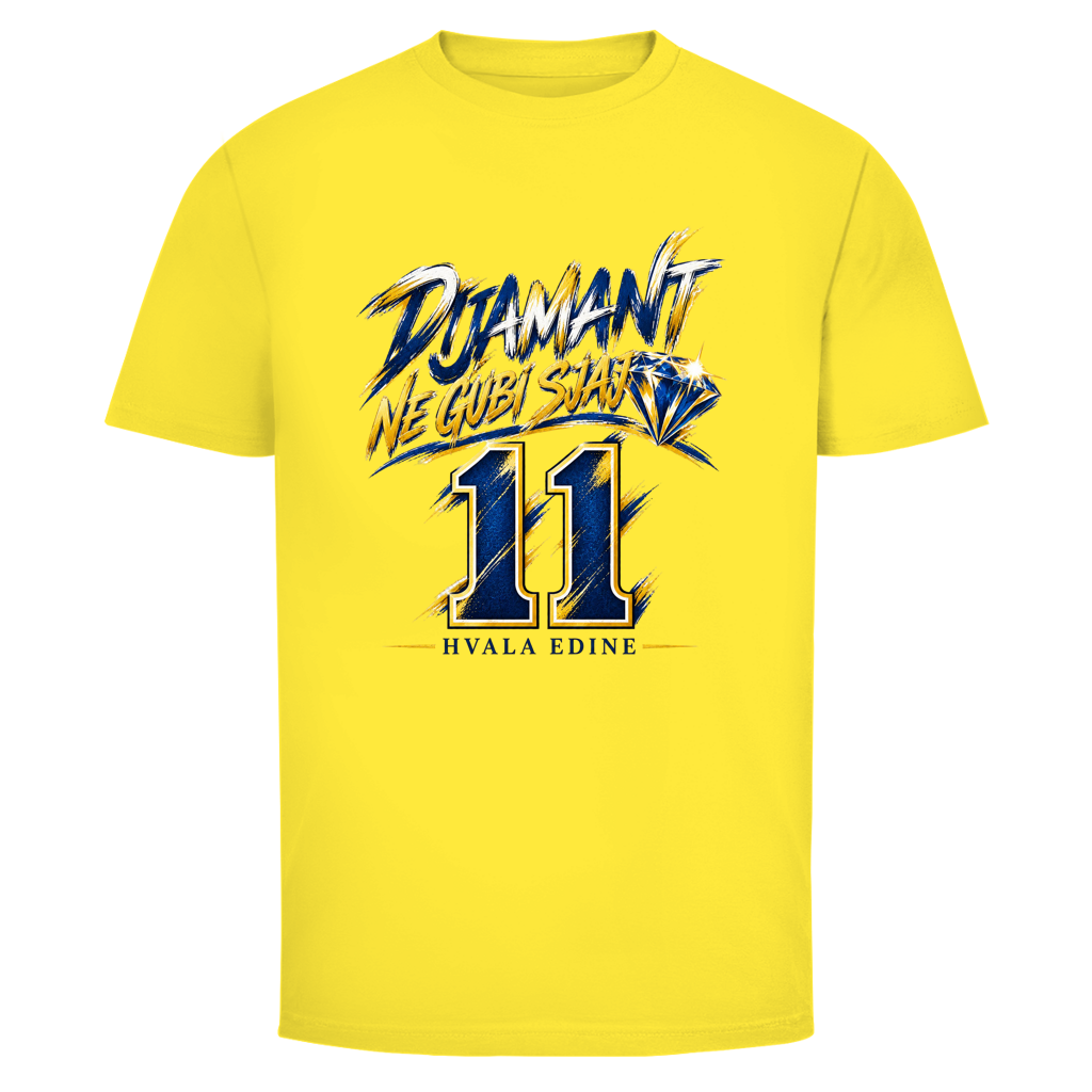 Dijamant ne gubi sjaj 11 Herren T-Shirt – Hvala Edine | Bosnien Fußball Shirt