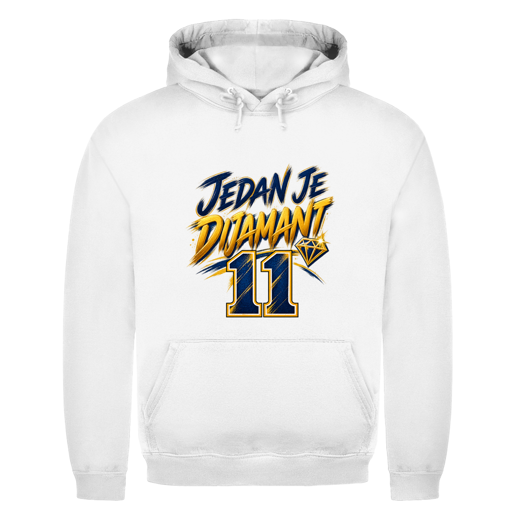 Jedan je Dijamant 11 Herren Hoodie – Bosnien Fußball Fan Hoodie