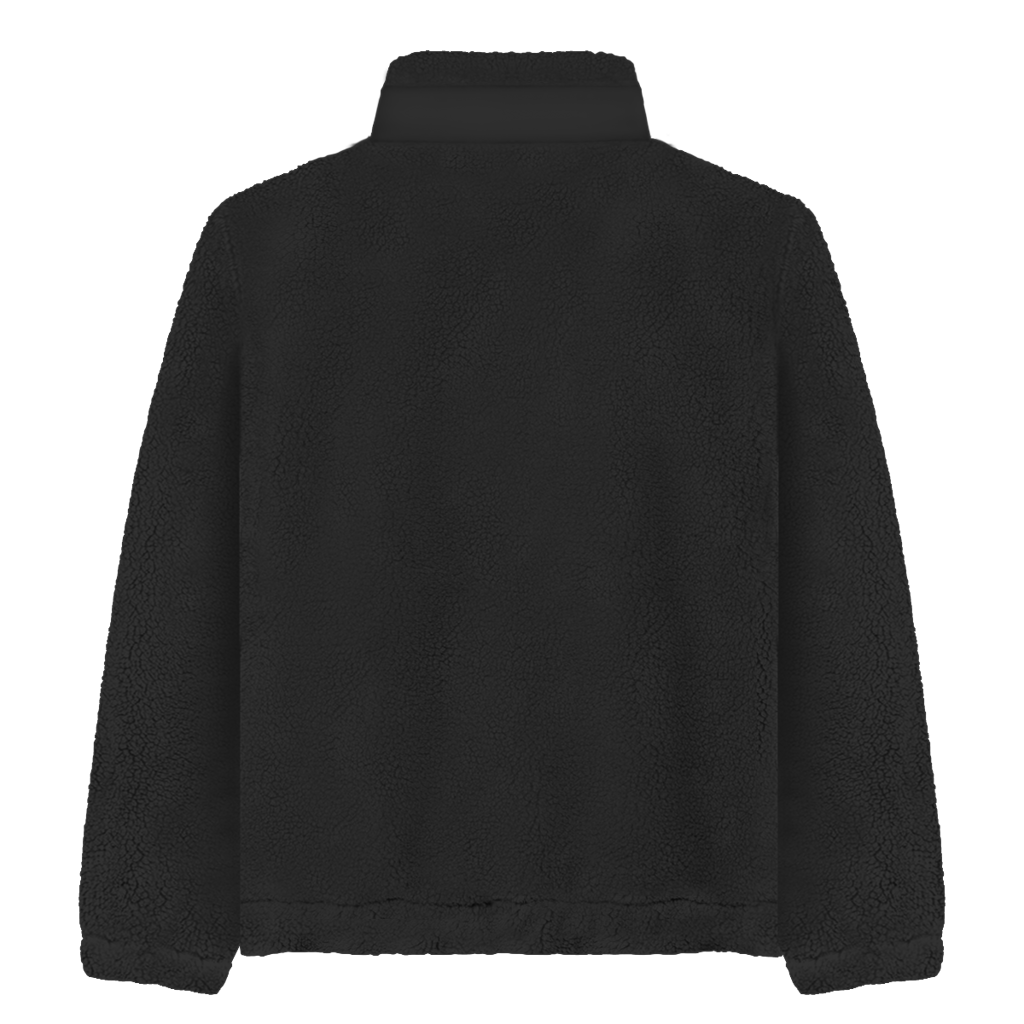 Sherpa Jacke Teddy – Unisex Fleece Jacke mit Motiv | Cozy & Warm
