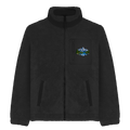 Sherpa Jacke Berglandschaft – Unisex Fleece Jacke mit Motiv | Cozy & Warm
