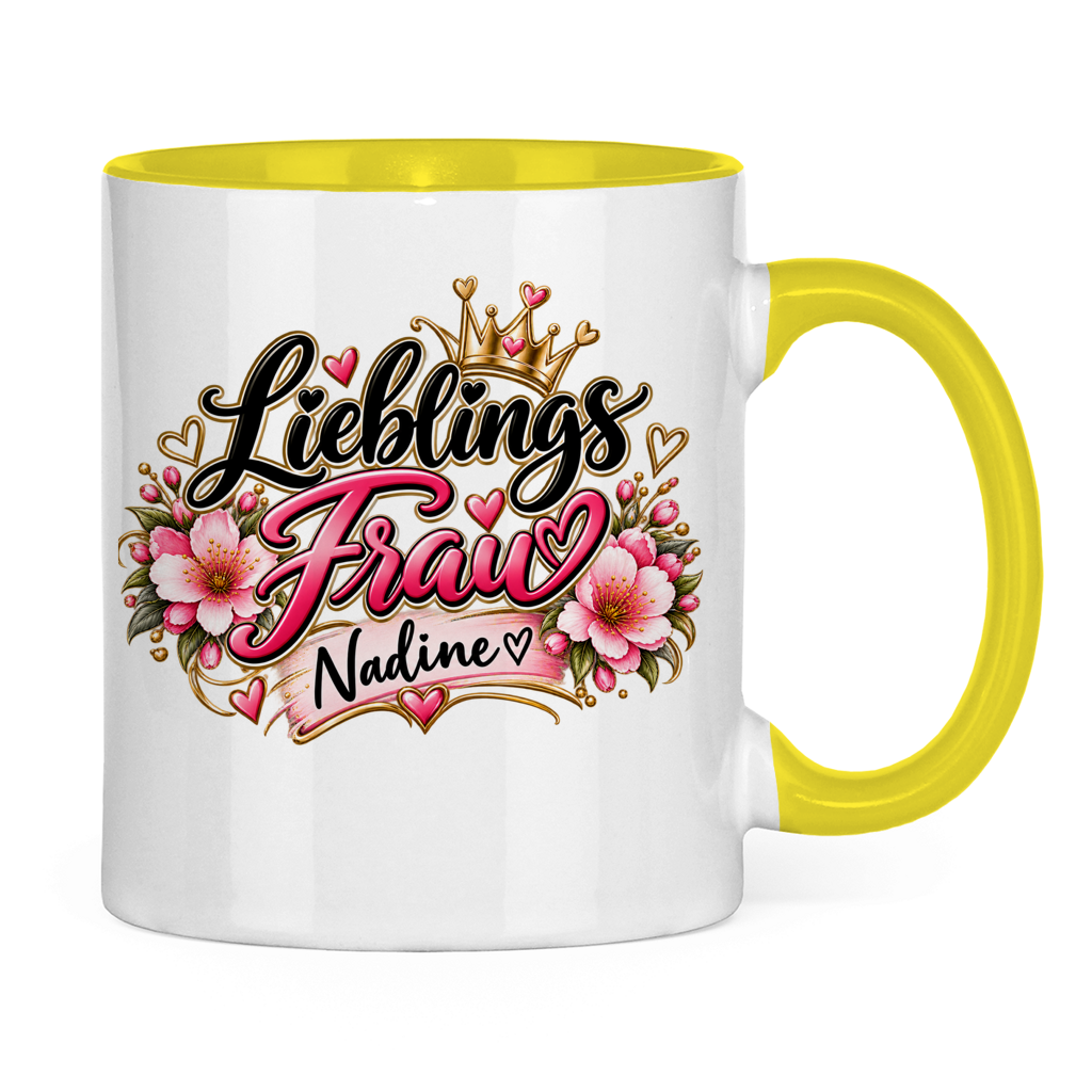 Tasse zweifarbig Nadine