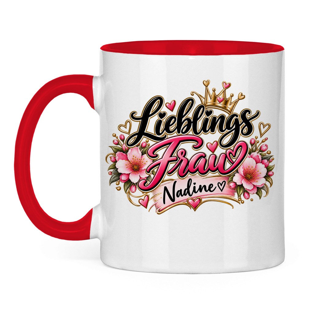 Tasse zweifarbig Nadine