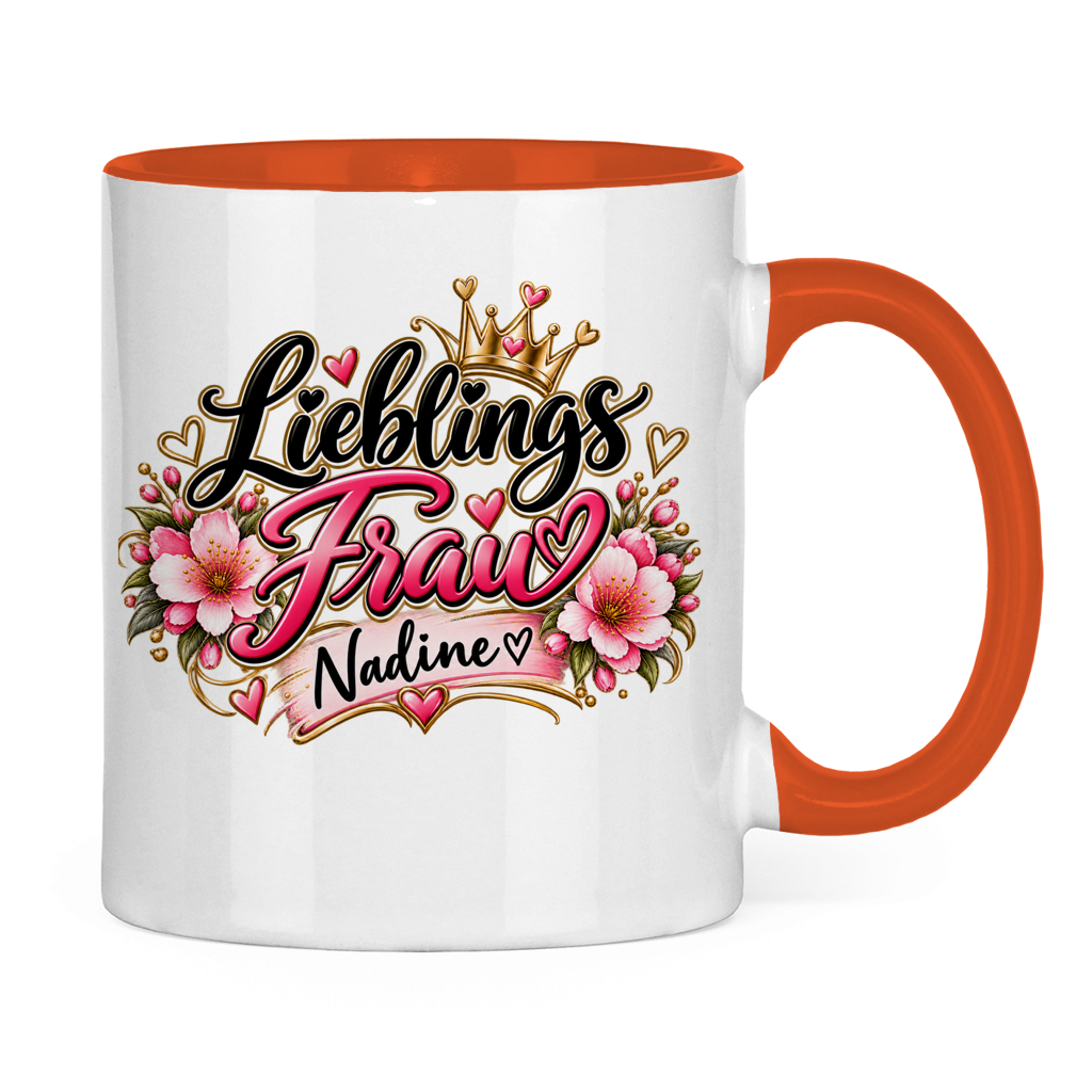 Tasse zweifarbig Nadine