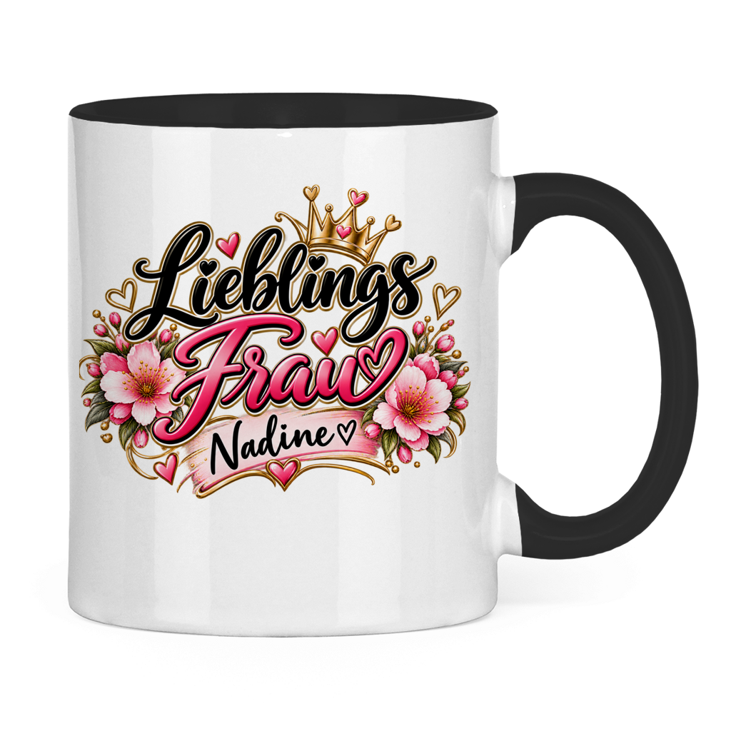 Tasse zweifarbig Nadine