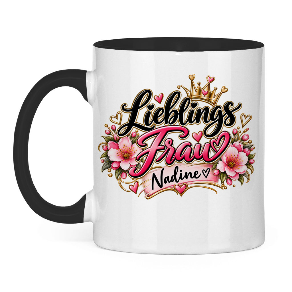 Tasse zweifarbig Nadine