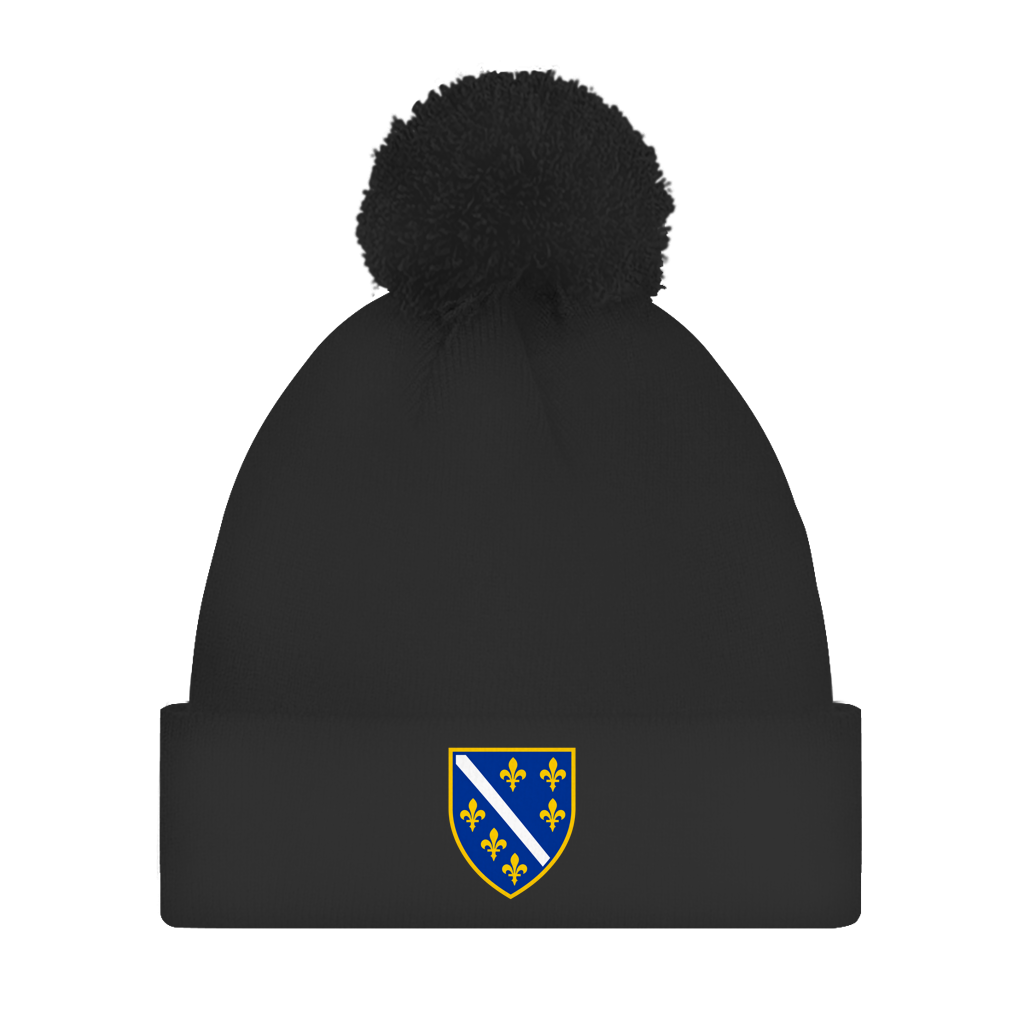 Bommelmütze Bosnien mit Pompon | Bosanski grb