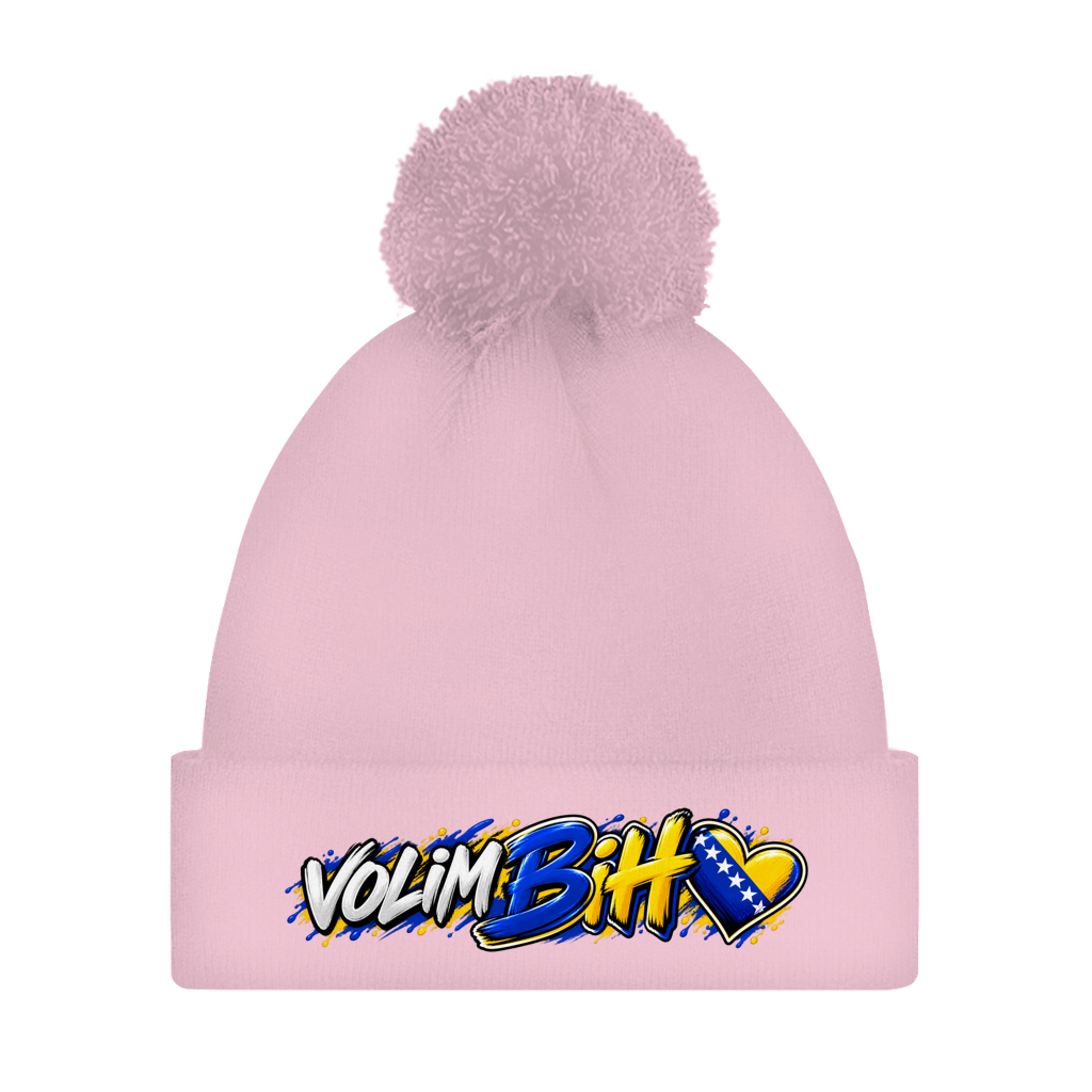 Bommelmütze Bosnien mit Pompon | Volim BiH