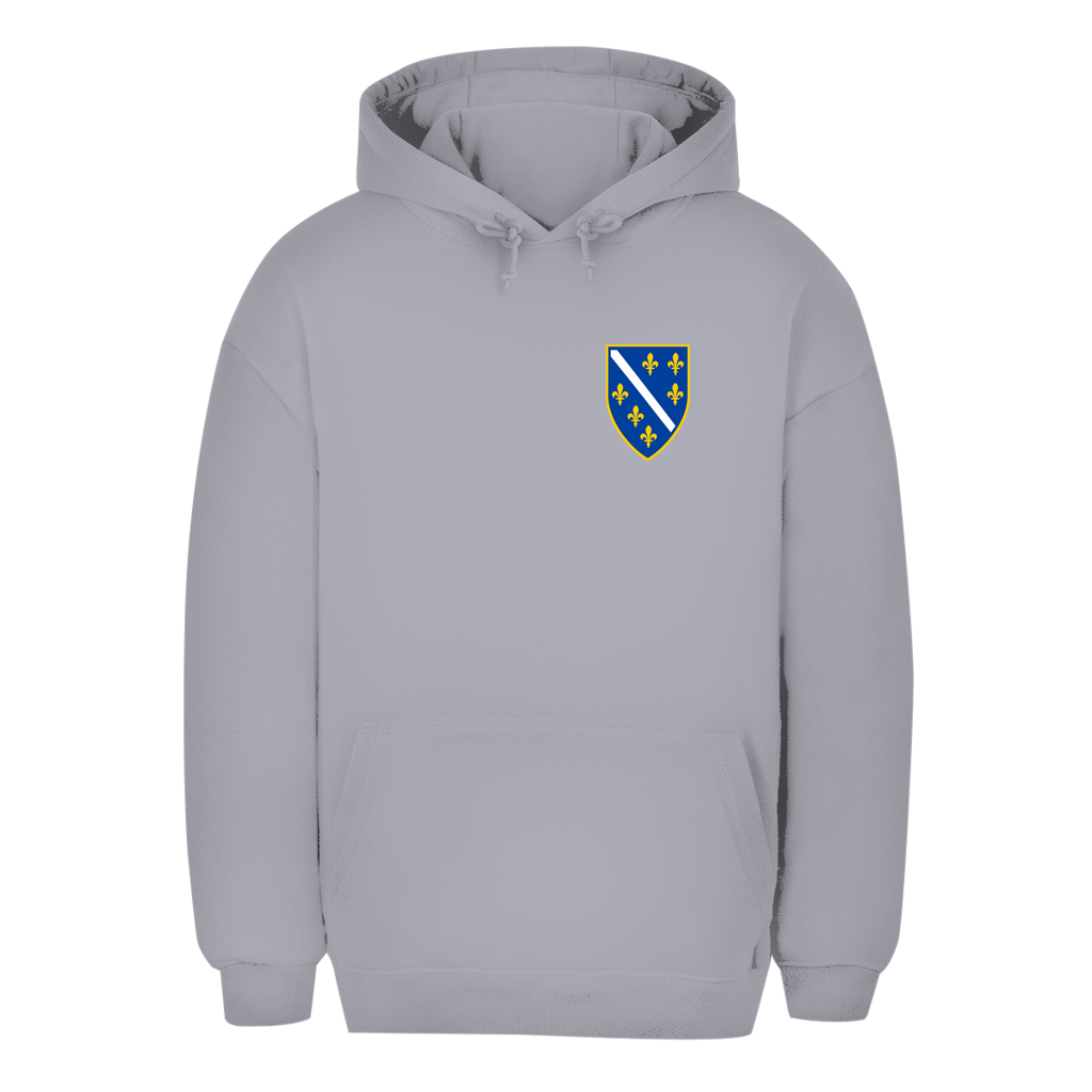 Unisex oversized dukserica Bosna – bosanski grb desno | BiH