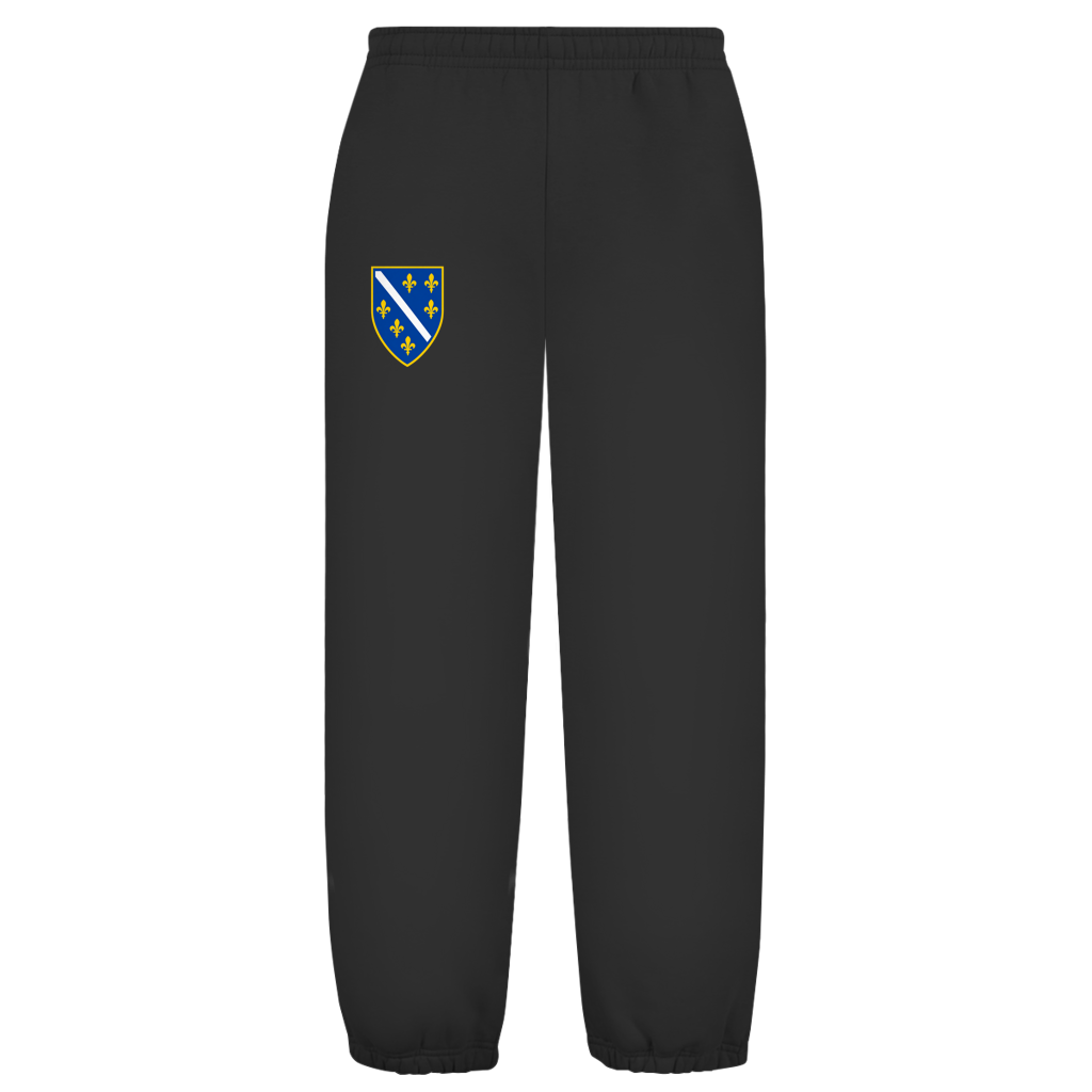 Bosnien Oversize Fluffy Sweatpants – Jogginghose mit Wappen Links | BiH