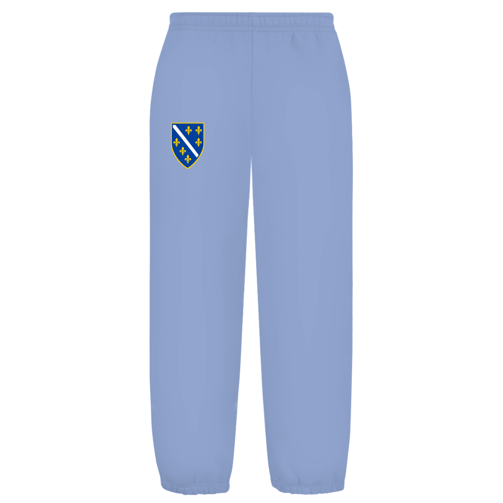 Bosnien Oversize Fluffy Sweatpants – Jogginghose mit Wappen Links | BiH