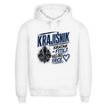 KRAJIŠNIK Herren Premium Bio Hoodie - Kratak fitilj veliko srce