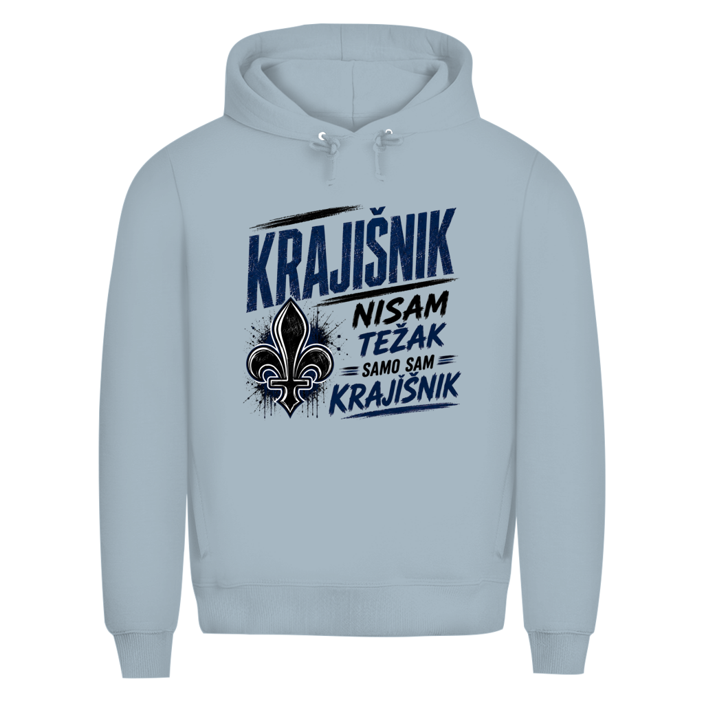 KRAJIŠNIK Herren Premium Bio Hoodie - Nisam tezak samo sam Krajisnik