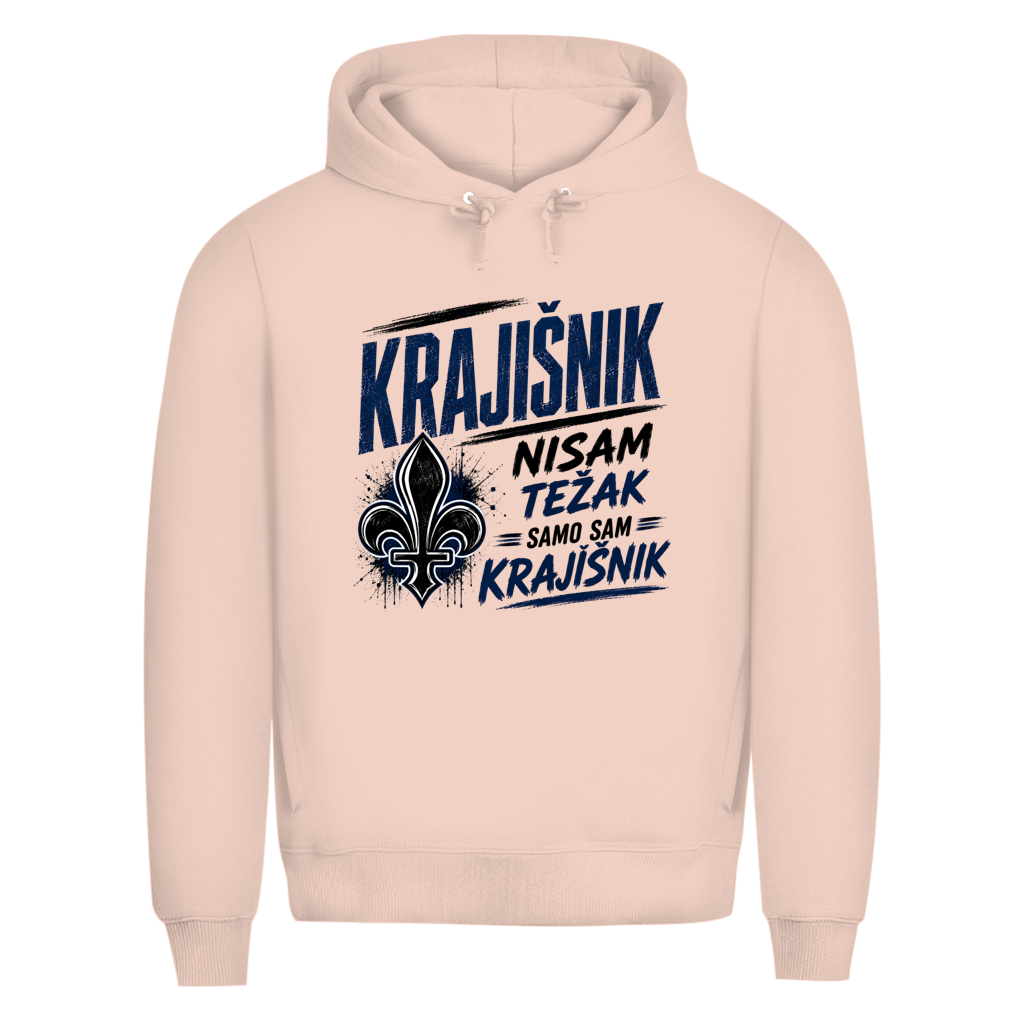 KRAJIŠNIK Herren Premium Bio Hoodie - Nisam tezak samo sam Krajisnik