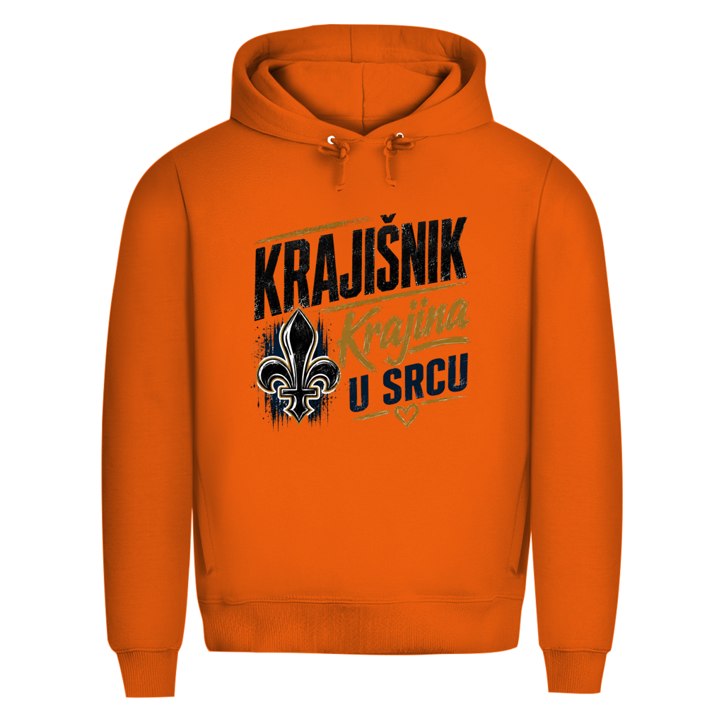 KRAJIŠNIK Herren Premium Bio Hoodie - Krajina u srcu