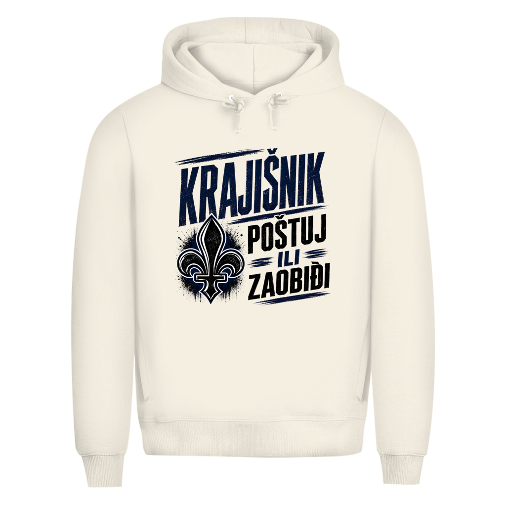 KRAJIŠNIK Herren Premium Bio Hoodie - Postuj il zaobidji