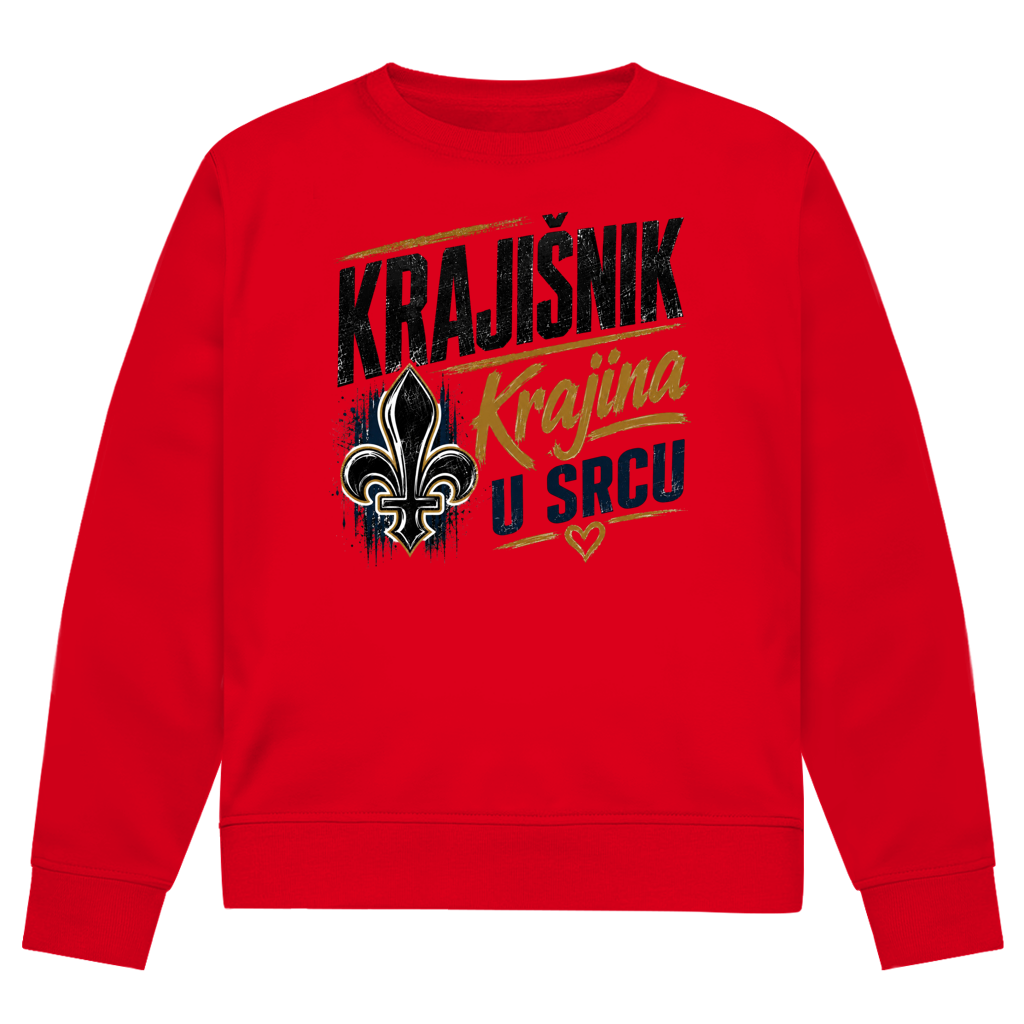 Krajisnik Herren Premium Bio Sweatshirt Krajina u srcu