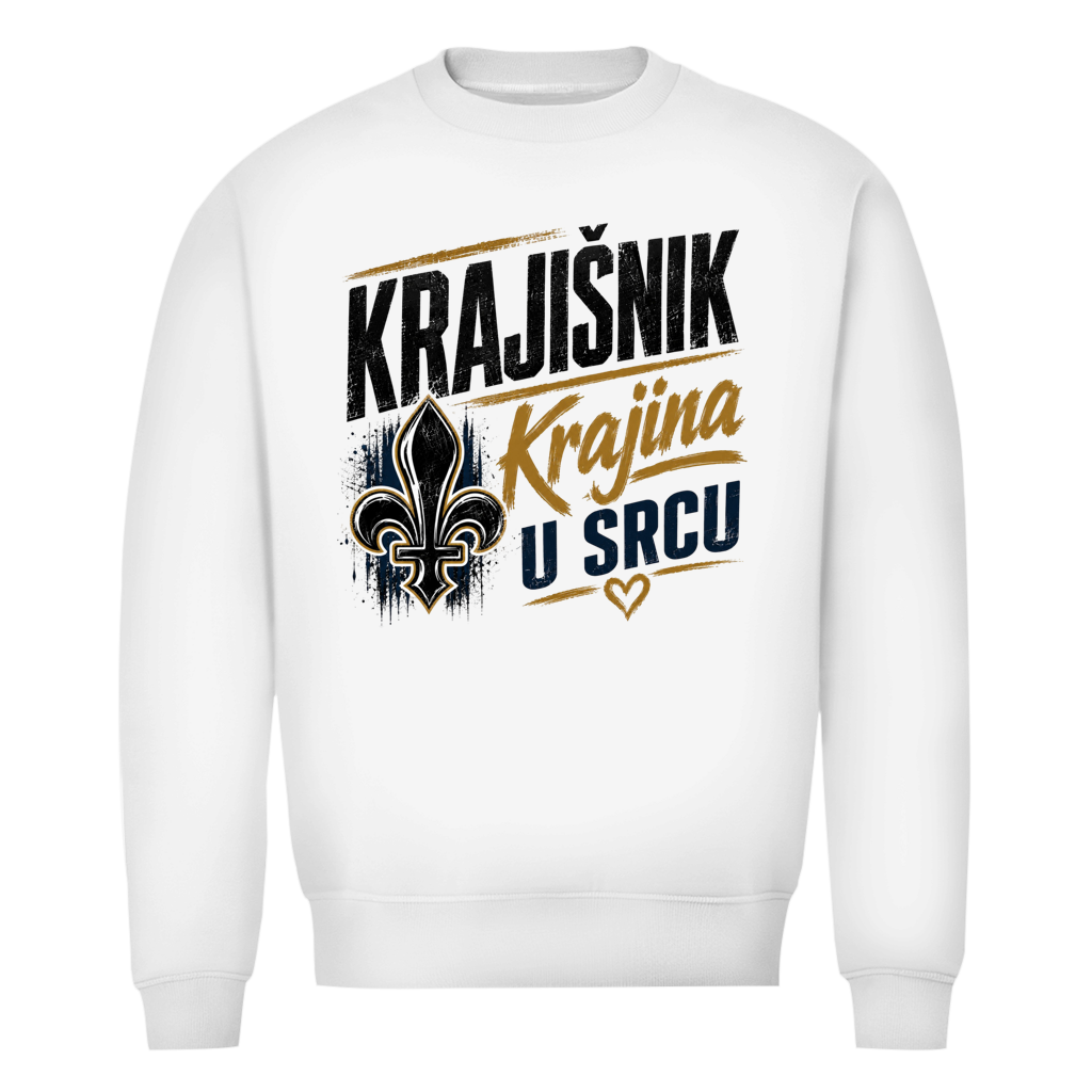 Krajisnik Herren Premium Bio Sweatshirt Krajina u srcu