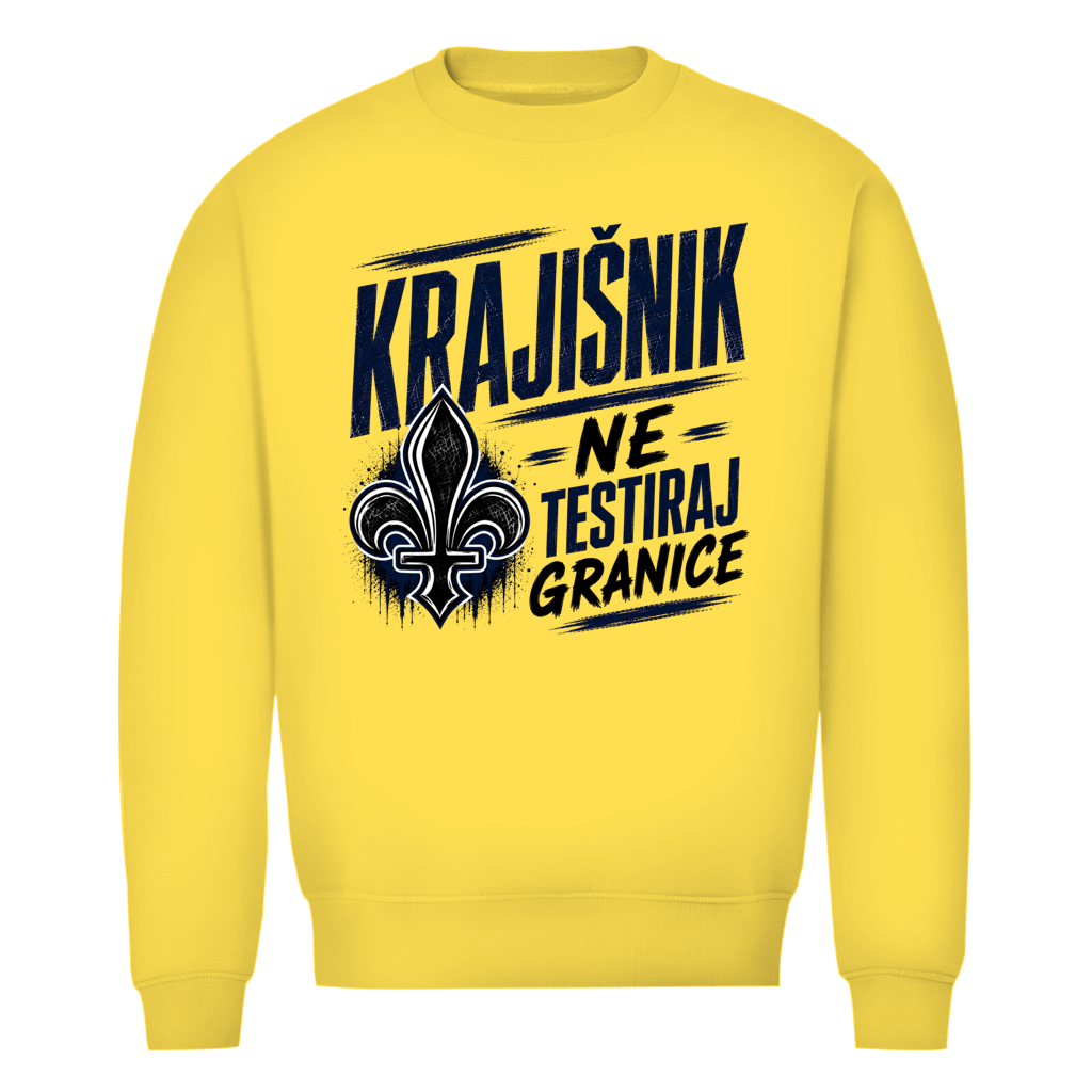 Krajisnik Herren Premium Bio Sweatshirt Ne testiraj granice