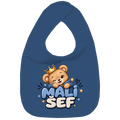 Baby Lätzchen „Mali Šef“ – Süßer Teddybär mit Krone | Balkan Baby