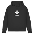 Krajina Damen Premium Bio Hoodie – Bosnische Lilie Weiß