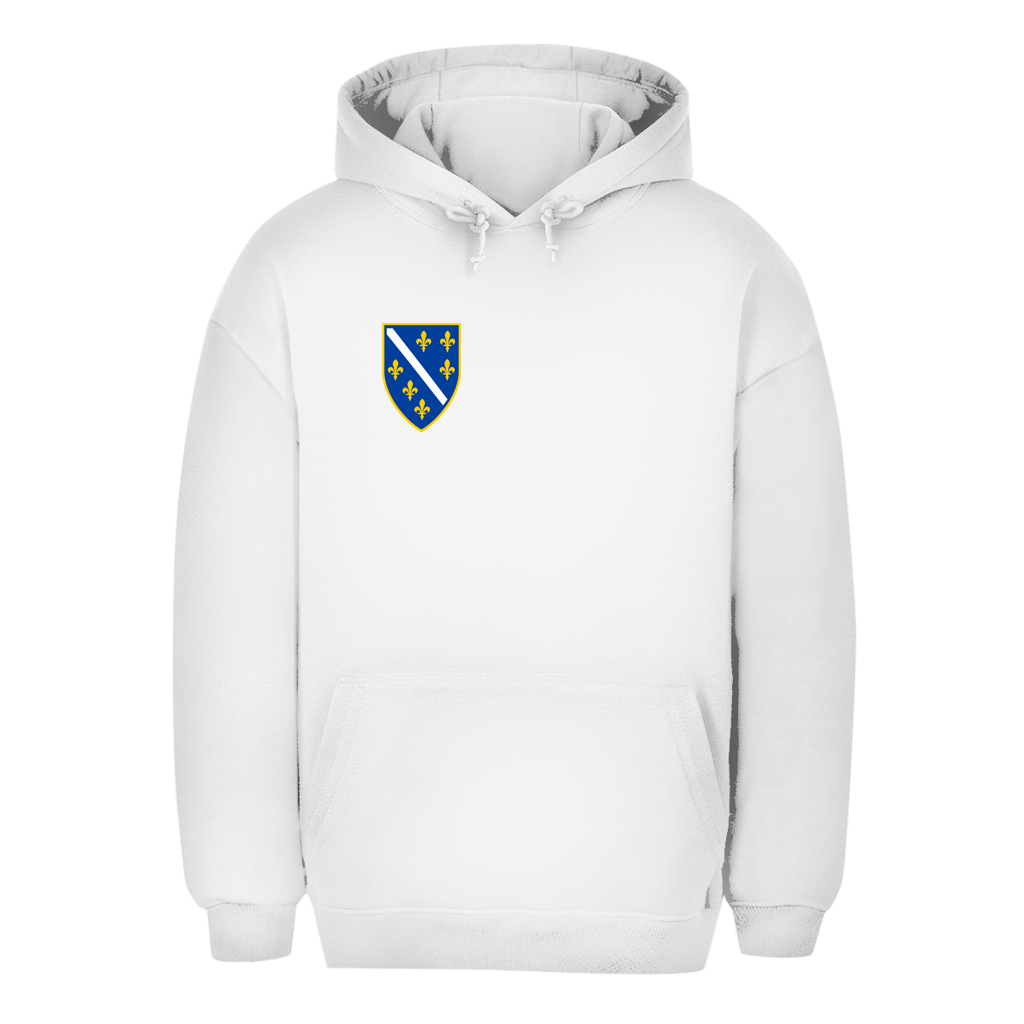 Bosnien Unisex Oversize Hoodie – Bosnisches Wappen Links | BiH