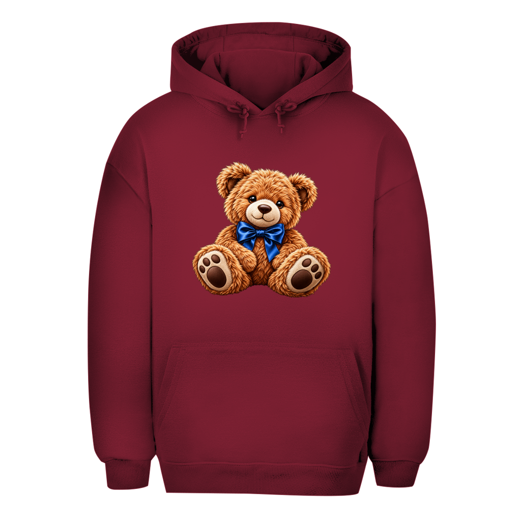 Unisex Oversize Hoodie – Teddy Bear | Kuscheliger Kapuzenpullover Großes Motiv