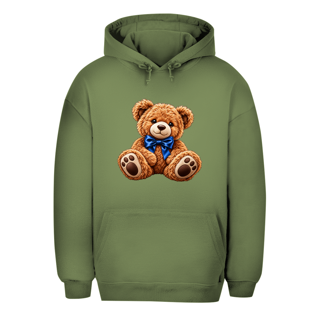 Unisex Oversize Hoodie – Teddy Bear | Kuscheliger Kapuzenpullover Großes Motiv