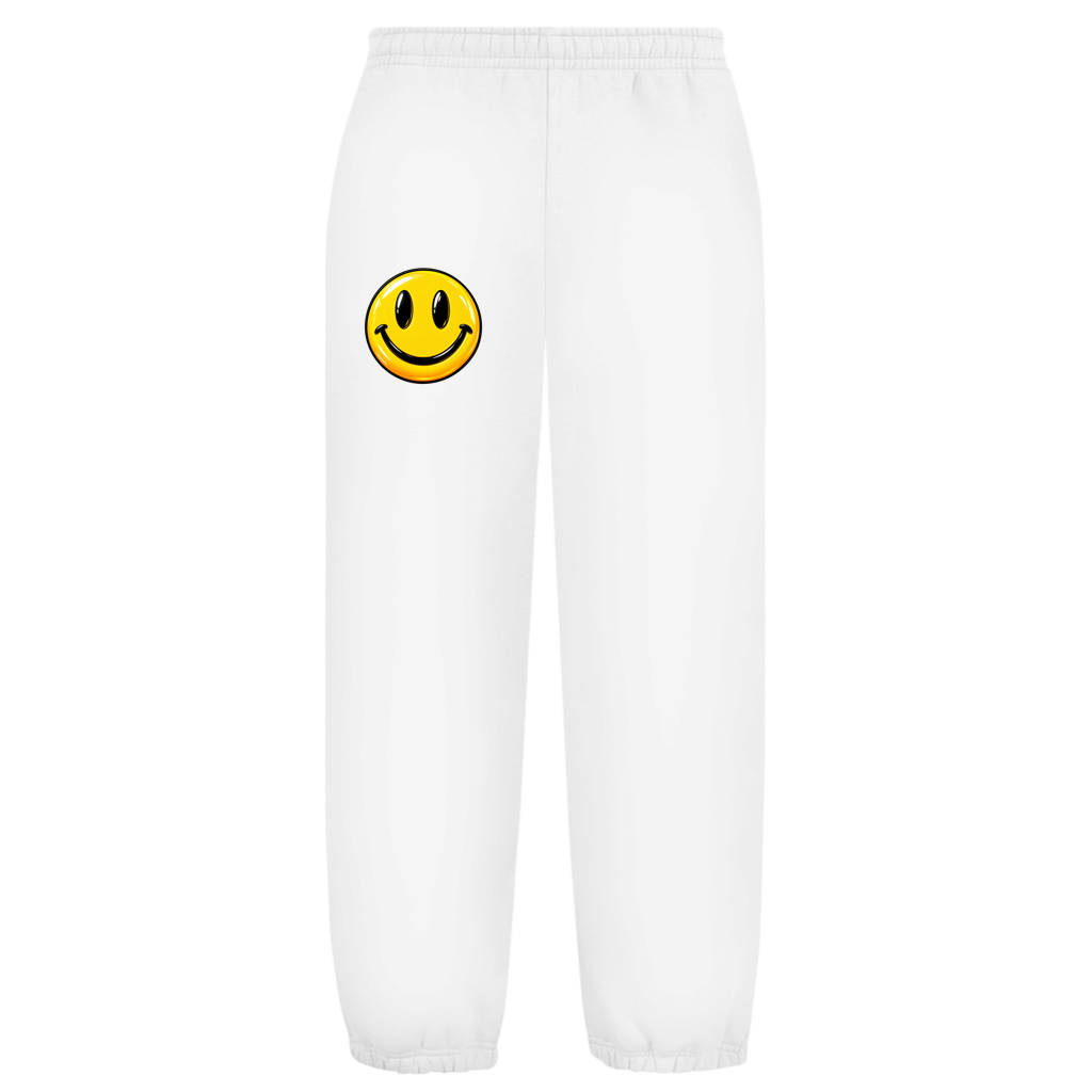 Oversize Fluffy Sweatpants – Smiley | Unisex Jogginghose