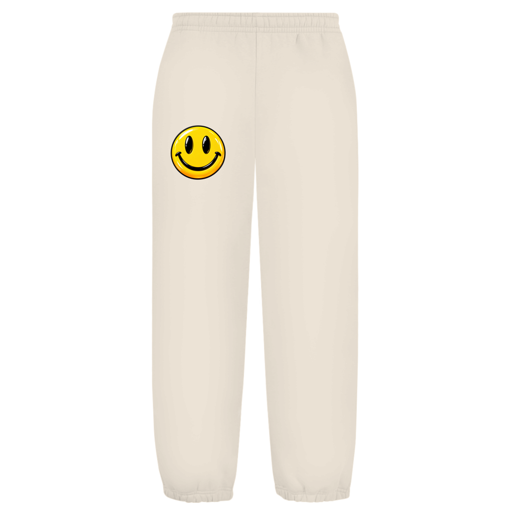Oversize Fluffy Sweatpants – Smiley | Unisex Jogginghose