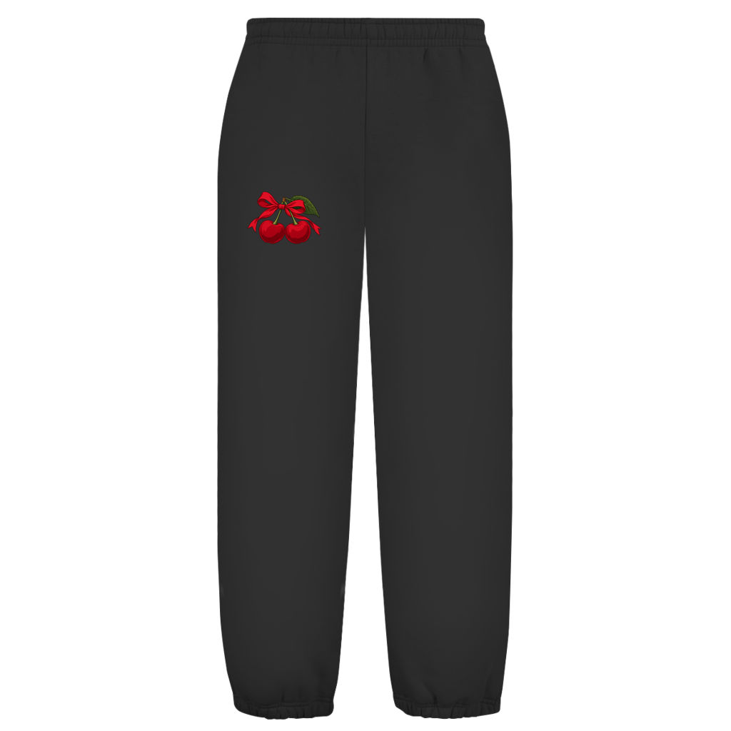 Oversize Fluffy Sweatpants – Cherry Vibes | Unisex Jogginghose