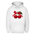 Unisex Oversize Hoodie – Cherry Vibes | Kirsch Kapuzenpullover Großes Motiv