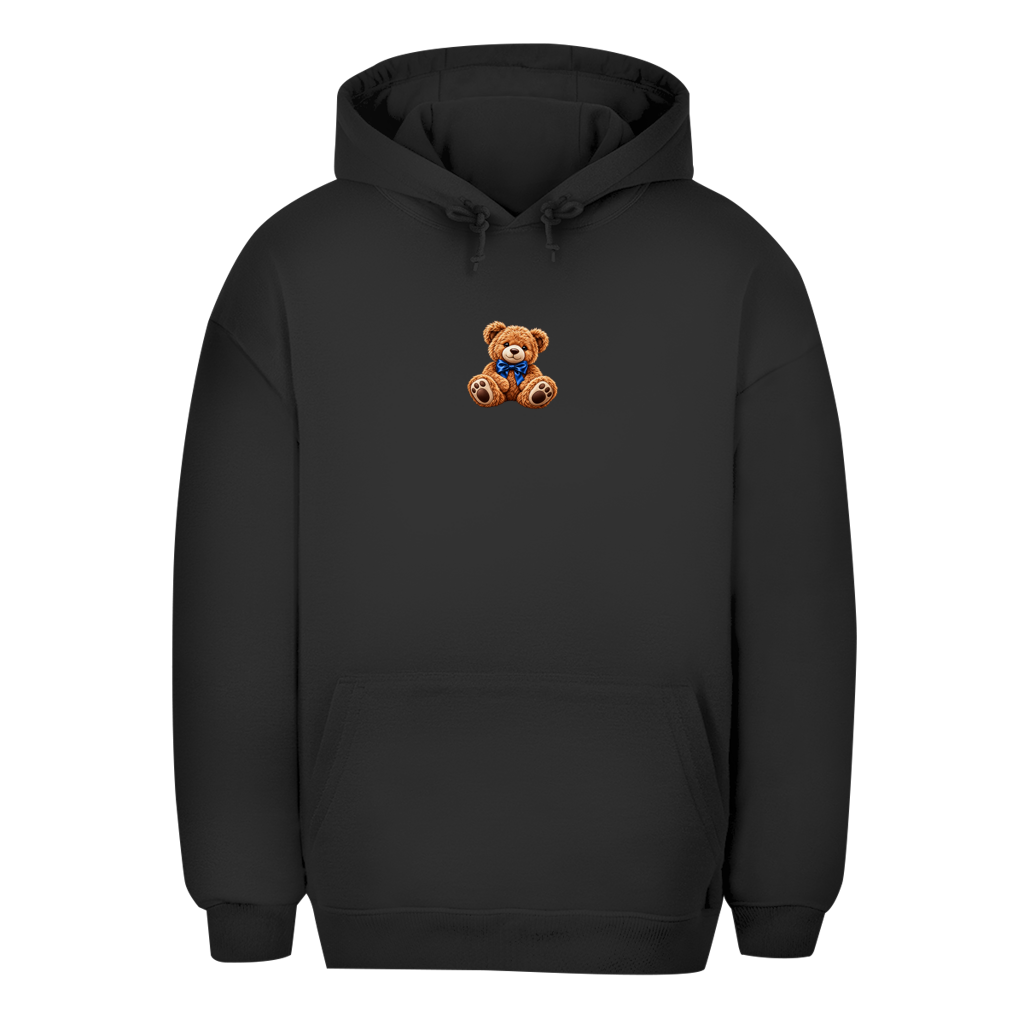 Unisex Oversize Hoodie – Teddy Bear | Kuscheliger Kapuzenpullover Kleines Motiv