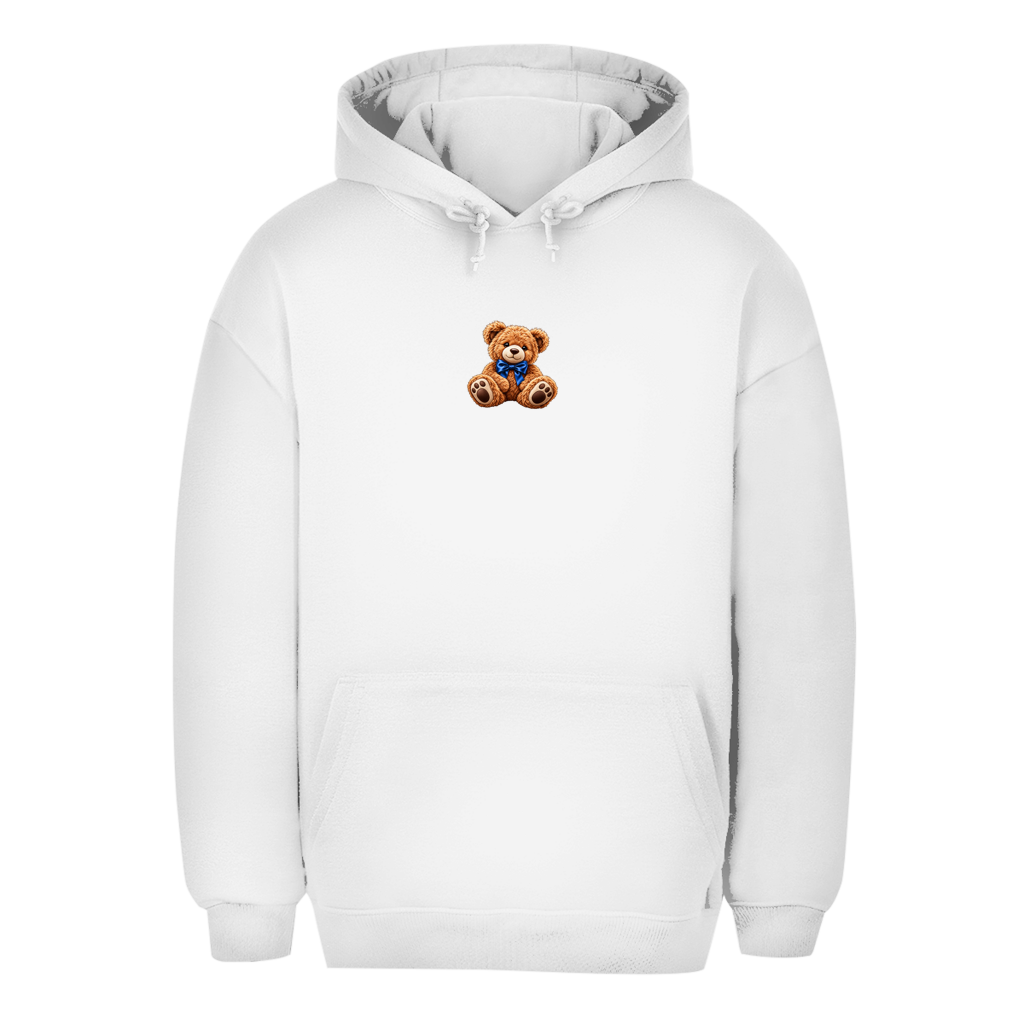 Unisex Oversize Hoodie – Teddy Bear | Kuscheliger Kapuzenpullover Kleines Motiv
