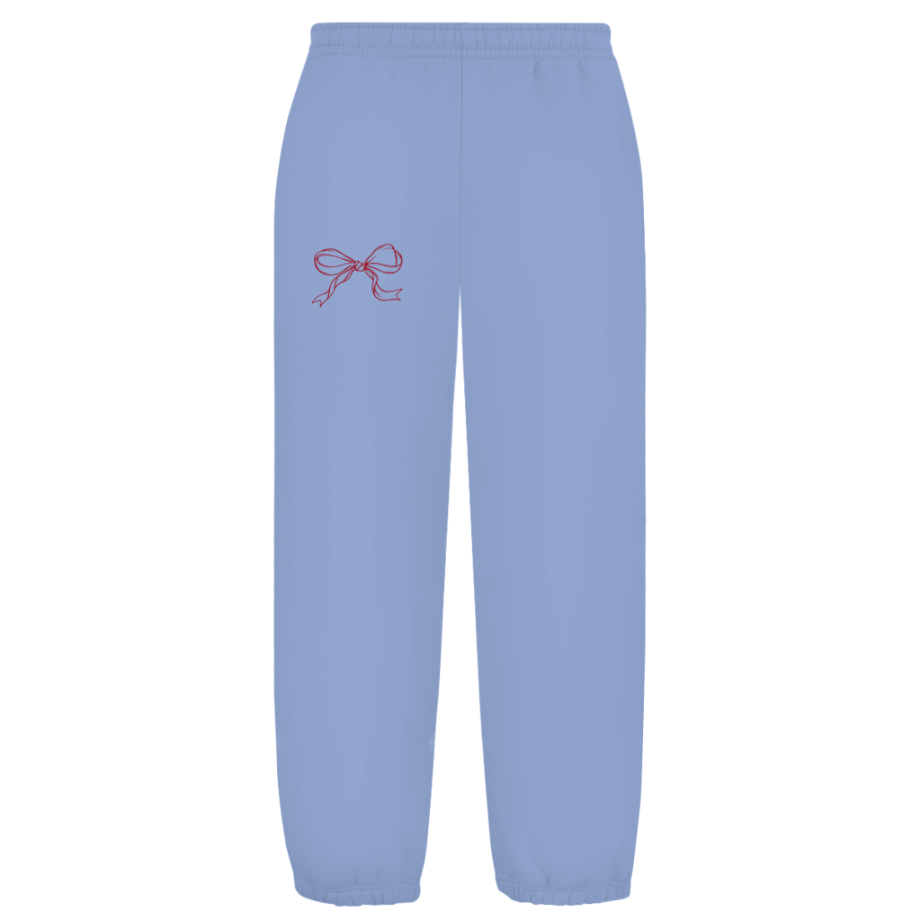 Oversize Fluffy Sweatpants – Red Bow | Jogginghose mit Schleife