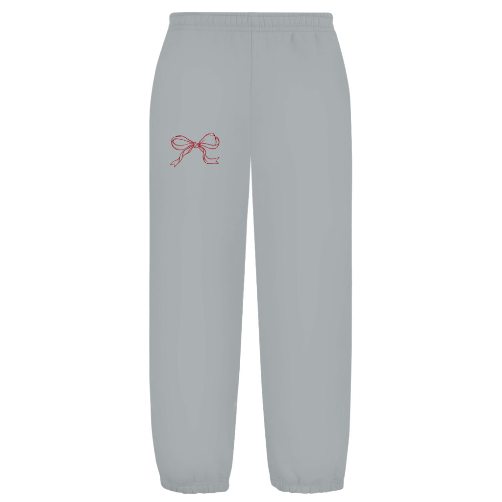 Oversize Fluffy Sweatpants – Red Bow | Jogginghose mit Schleife