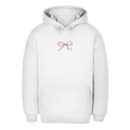 Unisex Oversize Hoodie – Red Bow | Schleifen Hoodie Kleines Motiv
