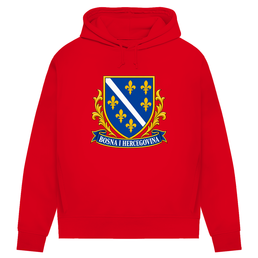 Damen Premium Bio Hoodie – Bosna i Hercegovina | Bosnien Wappen